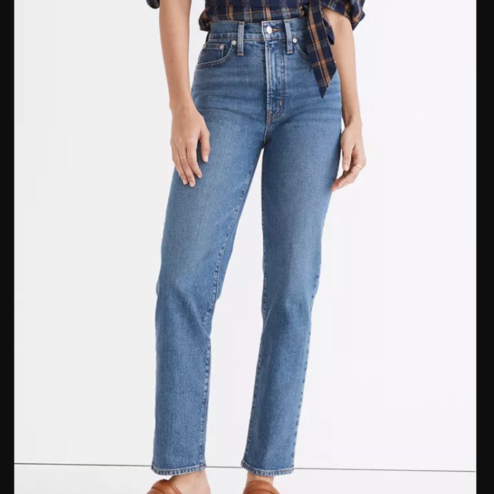 Madewell | The Perfect Vintage Straight Jean in Mayfield Wash | New